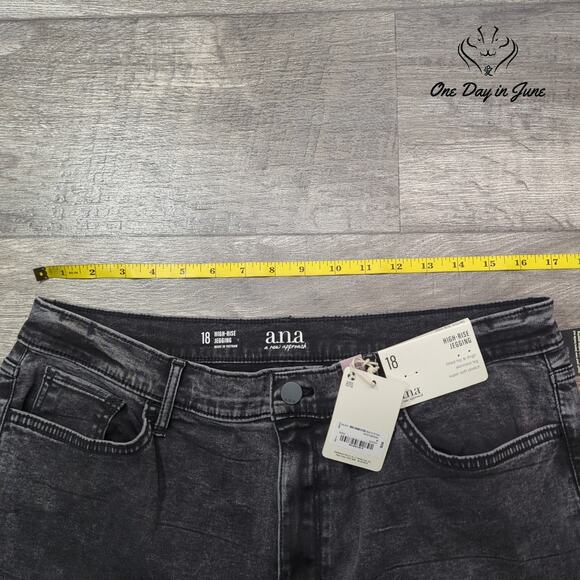 a.n.a High Rise Jegging Jeans Size 18 - Picture 3 of 6